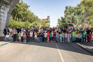 Children of Dana Energy employees participating in creative and educational activities at the School of Tomorrow and Energy Park at Roodshur Power Plant.